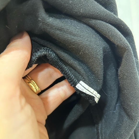 Joseph Ribkoff Little Black Dress Long Sleeve Goth Silhouette Embroidery Size 6 - Picture 6 of 8